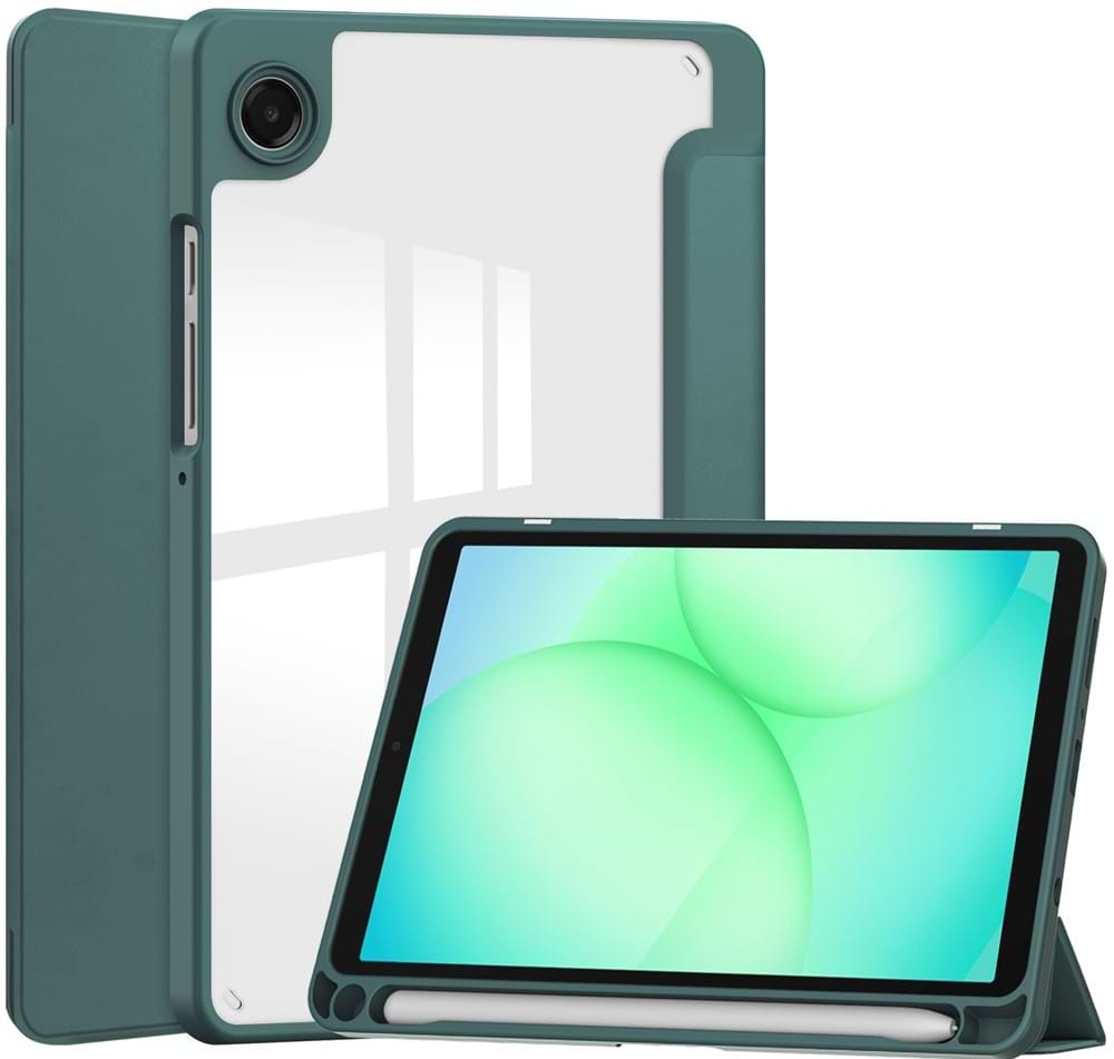 Чохол для планшету BeCover Soft Edge TPU з кріпленням for Samsung Galaxy Tab A11 SM-X133/X135 8.7" Dark Green (715559)